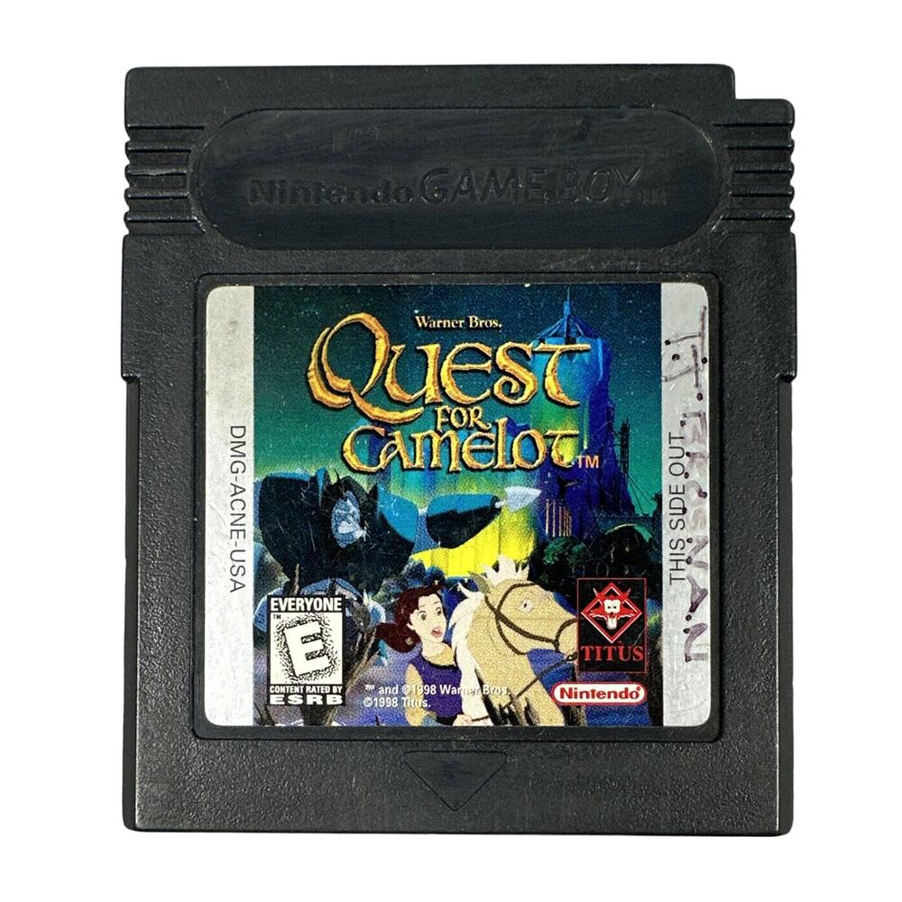 Quest for Camelot (Nintendo Game Boy Color, 1998) Cart Only